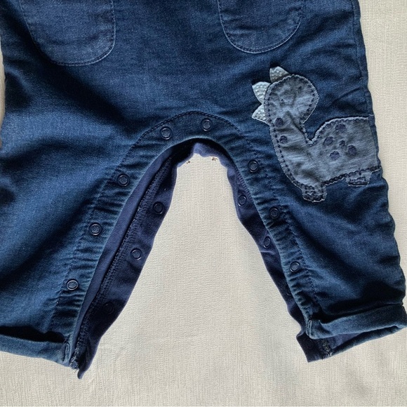 Nexbaby Blue Dinosaur Overalls for Kids two piece - Picture 6 of 7